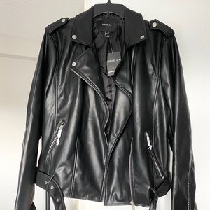 NWT Forever 21 Faux Leather Jacket